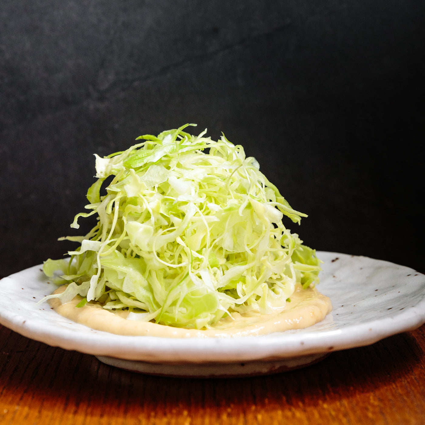 Fluffy Cabbage with Miso Mayo