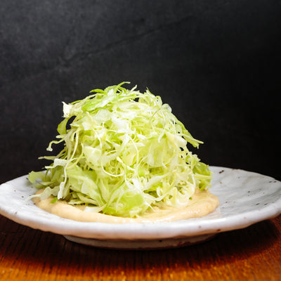 Fluffy Cabbage with Miso Mayo