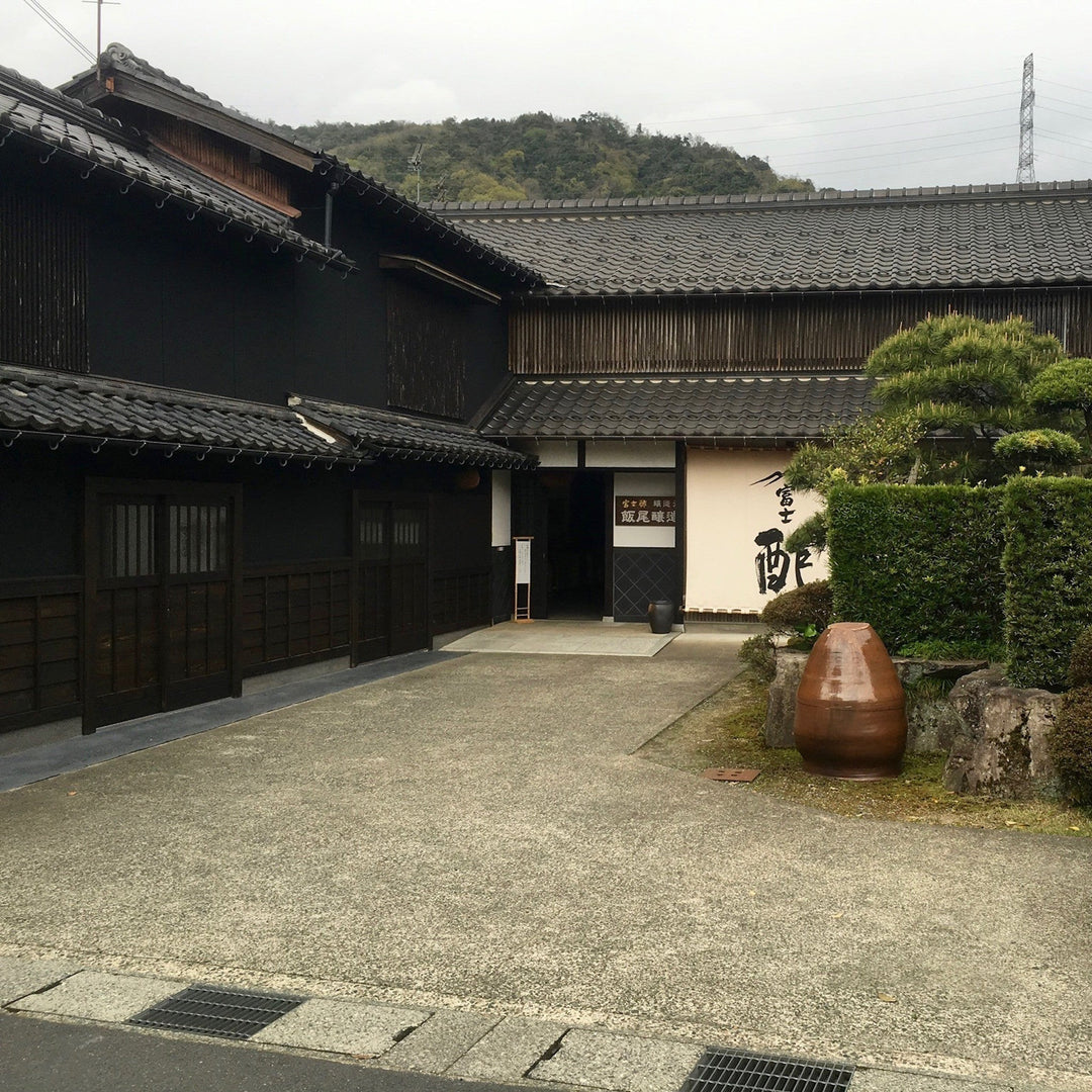 Iio Jozo rice vinegar brewery buildings on Kunda Bay, Miyazu, Kyoto Prefecture