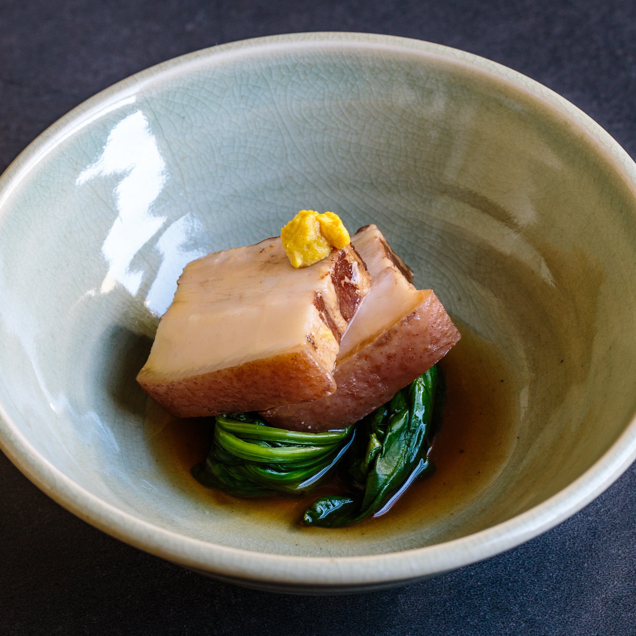 Pork belly kakuni — Japanese braised pork belly in double-brewed soy sauce
