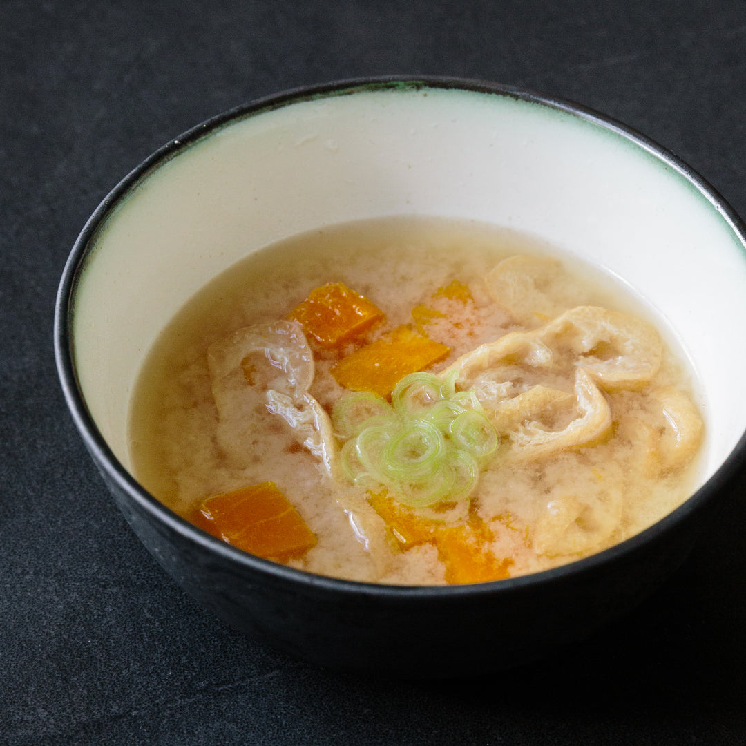 Miso Soup with Aburaage & Kabocha