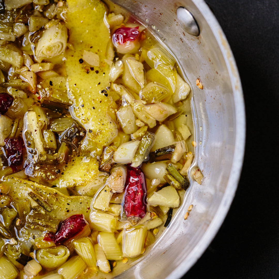 Rayu — Japanese chili oil made with sansho, shichimi, and Wadaman sesame oil