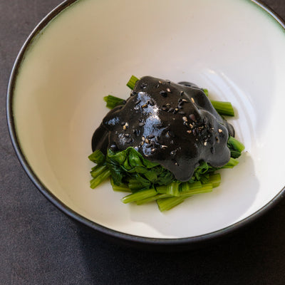 Spinach with Black Sesame