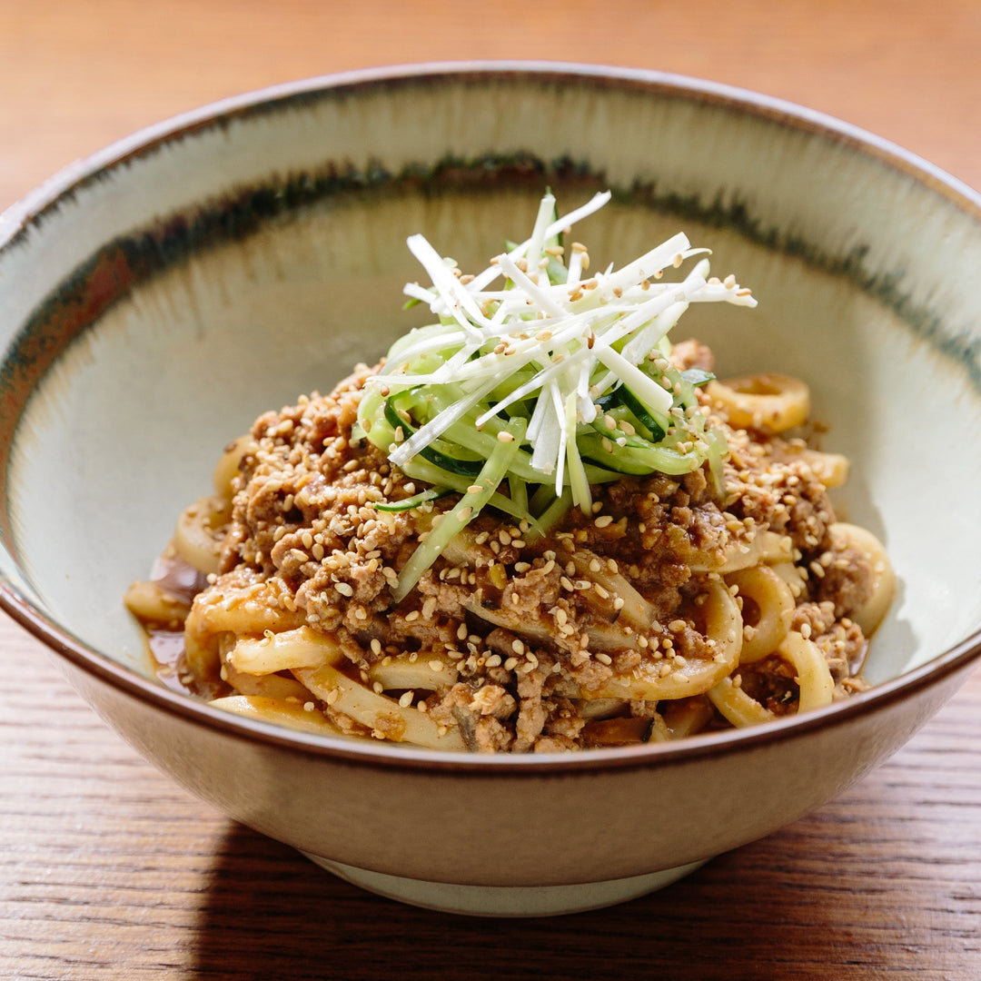 Tan tan men — Japanese spicy sesame noodles with Wadaman sesame paste and rayu chili oil