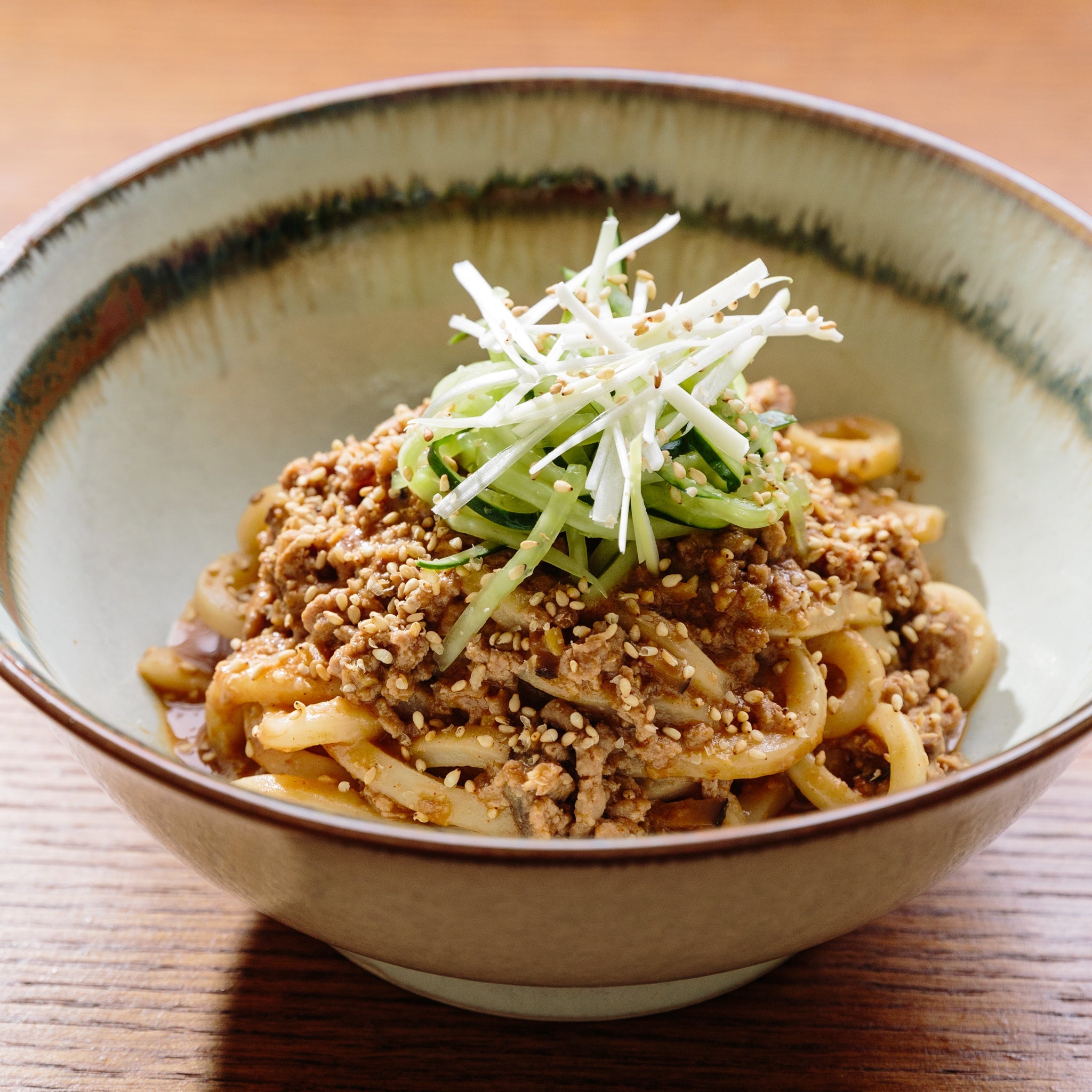 Tan tan men — Japanese spicy sesame noodles with Wadaman sesame paste and rayu chili oil
