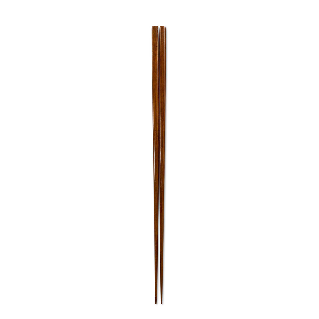View of pair of Urushi (Lacquered) Serving Chopsticks - 30cm