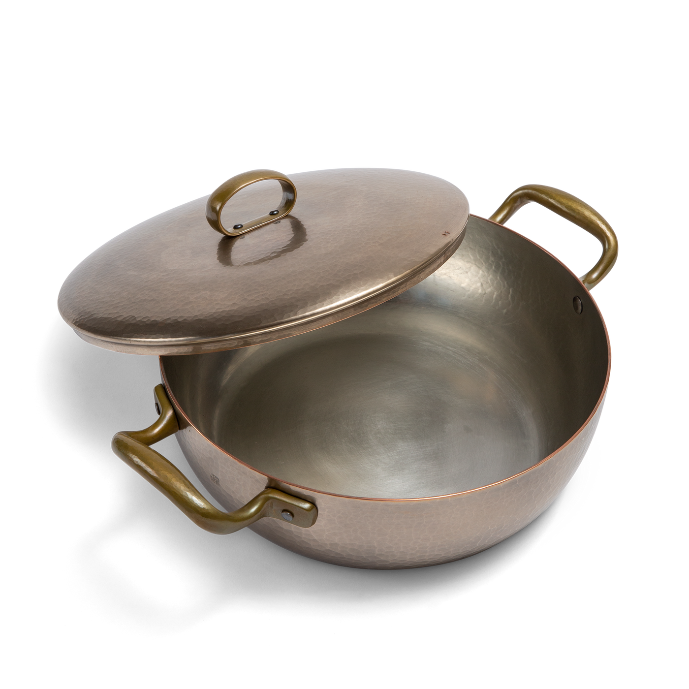 Two-handed pot with lid - 3.5 quarts