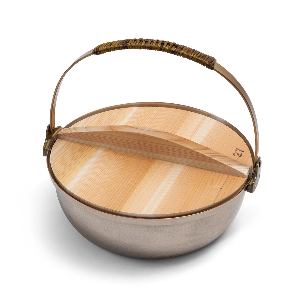 Inaka pot with wooden lid - 5 quarts – The Japanese Pantry