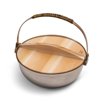 Inaka pot with wooden lid - 5 quarts