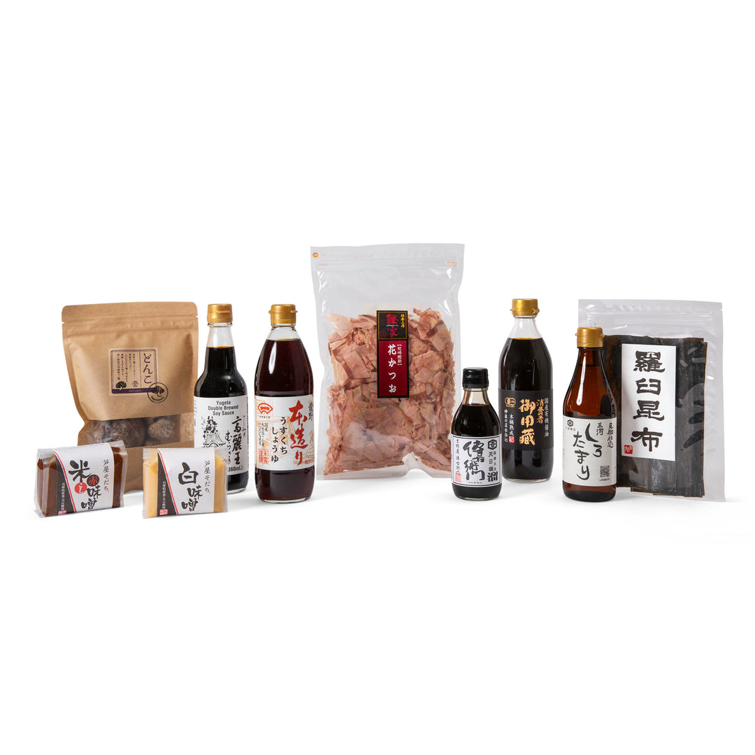 Assorted Ingredient Box products for the Homemade Ramen cookbook not including cookbook