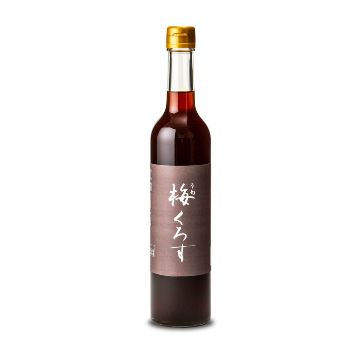Ilo Jozo Brown Rice Vinegar With Ume Syrup - 500ml  front view, labeled in Japanese, on a plain background.
