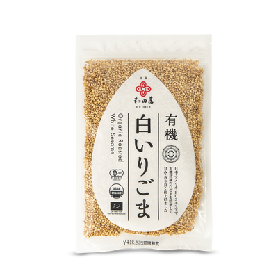 Roasted White Sesame Seeds, Organic - 50g