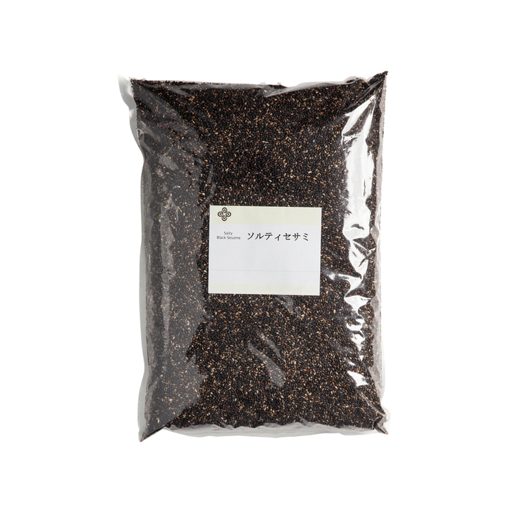 Roasted Salty Black Sesame Seeds - 1kg