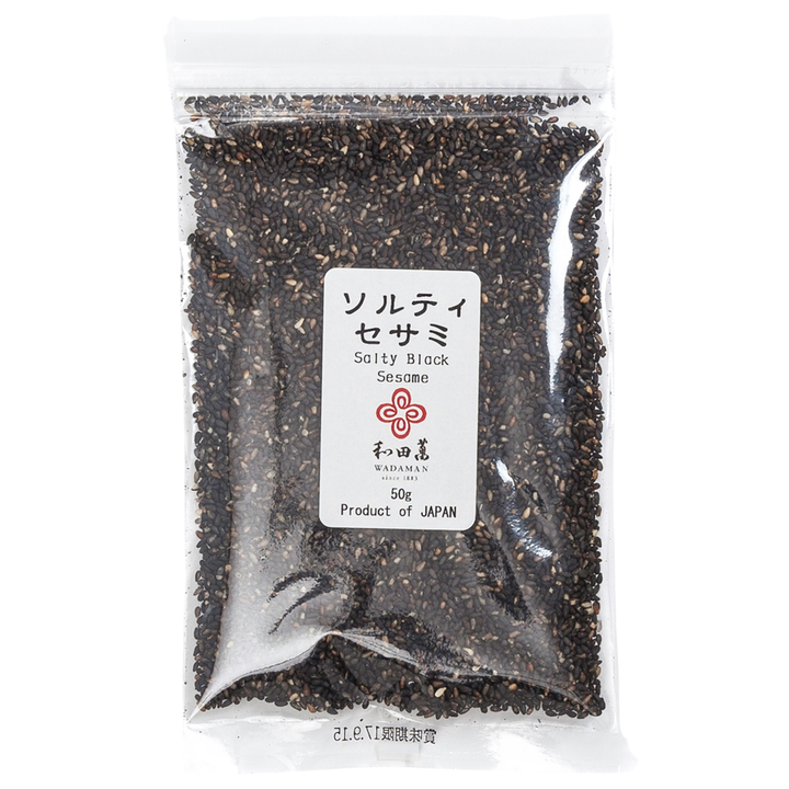 Roasted Salty Black Sesame Seeds - 50g