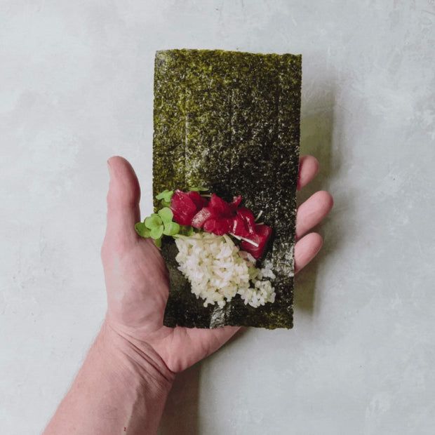 Temaki Nori Half Sheets 100pk | Motoi Nori – The Japanese Pantry